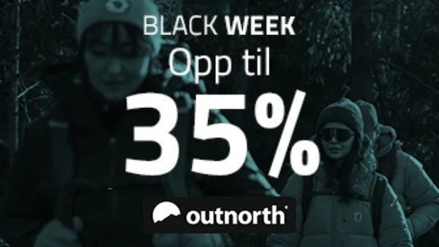 Black Friday hos Outnorth. Store rabatter og tilbud i Black November