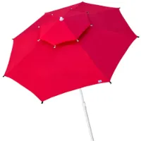 Aktive Åttekantet Parasoll Med Metallstang Dobbelt Tak Og Uv30-beskyttelse 280 Cm unisex Aktive Åttekantet Parasoll Med Metallstang Dobbelt Tak Og Uv30-beskyttelse 280 Cm unisex