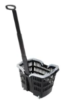 BBG Sykkelkurv Med Trolly Håndtak 22.2-31.8 MM Styre BBG Sykkelkurv Med Trolly Håndtak 22.2-31.8 MM Styre