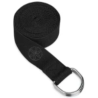 Gaiam Yoga Strap Black - 8ft (244 cm), Yoga tilbehør Gaiam Yoga Strap Black - 8ft (244 cm), Yoga tilbehør