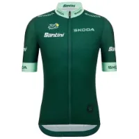 Santini Tour De France Green 2025 Kort Ermet Trøye Santini Tour De France Green 2025 Kort Ermet Trøye
